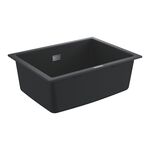 Мийка кухонна GroheK700U кварц. композит, прямокут., без крила, 610х460х210мм, чаша - 1, врізна, чорний граніт, фото , изображение 2 | SNABZHENIE.com.ua
