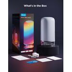 Govee Настільний світильник розумний H6022 Table Lamp 2, RGBICWW, WI-FI/Bluetooth, білий, фото , зображення 3 | SNABZHENIE.com.ua