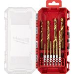 Набор сверл по металлу RedHEX HSS-G TiN 3-10 мм (10 шт), фото  | SNABZHENIE.com.ua