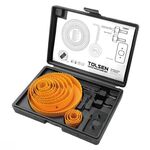 Tolsen Коронки по дереву, набір 16 шт, 25мм, 19-127мм, фото , изображение 2 | SNABZHENIE.com.ua