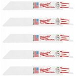 Полотно для сабельных пил MILWAUKEE, 150х2,5мм, (5шт), (універсальні), фото  | SNABZHENIE.com.ua