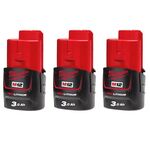 Энергокомплект M12 NRG-303 (3шт + З/У С12С) MILWAUKEE, фото , изображение 3 | SNABZHENIE.com.ua