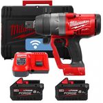 Гайковерт акумуляторний безщітковий MILWAUKEE 1'' (2400Нм) M18 ONEFHIWF1-802X, (ЗУ+2ак) FORGE™, фото  | SNABZHENIE.com.ua