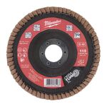 Лепестковый диск SLC50/125G60 CERA TURBO XL 125 мм / зерно 60 MILWAUKEE, фото , зображення 3 | SNABZHENIE.com.ua