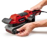 Шліфмашина стрічкова Einhell TE-BS 850 E, 850 Вт, 75х533 мм, кабель 3 м, 3.33 кг, фото , изображение 3 | SNABZHENIE.com.ua