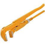 Ключ трубний Tolsen Профі, 90°, робочий діапазон 0-80мм, 650мм, фото  | SNABZHENIE.com.ua