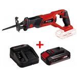 Пила шабельна акумуляторна Einhell TE-AP 18/22 Li Kit PXC 18В акб 1х2.5А·год пропил 100мм хід 22мм 2кг 2.5А·год, фото , изображение 2 | SNABZHENIE.com.ua