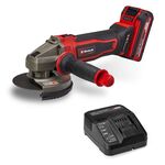 Шліфмашина кутова акумуляторна Einhell TE-AG 18/125-2 Li 1x4.0 Ah, PXC, 18В, акумулятор 4 Аг, 125 мм, 8500 об/хв, 2.32 кг, фото , зображення 2 | SNABZHENIE.com.ua