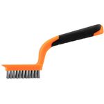 Щітка дротяна, дріт нержавіючий, 5х11 рядів NEO, фото  | SNABZHENIE.com.ua