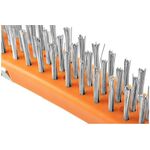 Щітка дротяна, дріт нержавіючий, 3х19 рядів, зі скребком NEO, фото , зображення 3 | SNABZHENIE.com.ua