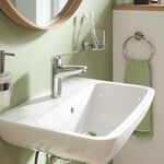 Змішувач для раковини Grohe QuickFix Swift M  довж. виливу - 116мм, неповоротний, 1 важіль, хром, фото , зображення 3 | SNABZHENIE.com.ua