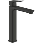 Змішувач для раковини Grohe QuickFix Dice Black XL-розміру, довж. виливу - 161мм, неповоротний, 1 важіль, чорний матовий, фото  | SNABZHENIE.com.ua