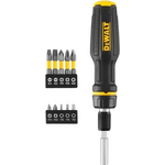 Отвертка FULL FIT Telescoping, 10 сменных бит DeWALT DWHT68001-0, фото , изображение 3 | SNABZHENIE.com.ua