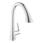 Змішувач для кухні Grohe Scala, довж.виливу - 214мм, поворотний, 1 важіль, хром, фото , изображение 2 | SNABZHENIE.com.ua