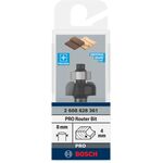 Фреза галтельна профільна Е Bosch Professional Std S8 R4 D20.7 L9, фото , зображення 3 | SNABZHENIE.com.ua