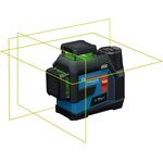 Нівелір лазерний Bosch GLL 12V-100-33 CG 12В/4АА до 30м ±0.3мм/м зелений промінь чохол 1.76кг, фото , изображение 3 | SNABZHENIE.com.ua