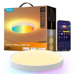 Потолочний світильник Govee 38cm Smart Ceiling Light Pro, RGBICWW, WI-FI/Bluetooth, білий, фото , зображення 2 | SNABZHENIE.com.ua