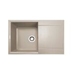 Мийка кухонна Adamant Horizon, штучний камінь, прямокут., з крилом, 780х495х230мм, чаша - 1, врізна, Avena, фото , зображення 2 | SNABZHENIE.com.ua