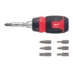 Отвертка 8 в 1 с сменными вставками MILWAUKEE, фото  | SNABZHENIE.com.ua