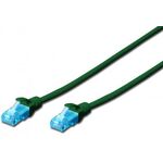 Патч-корд 2E CAT 5e, UTP, 5м, 26AWG, RJ45, 7/0.16, Cu, LSZH, зелений, фото  | SNABZHENIE.com.ua
