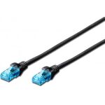 Патч-корд 2E CAT 5e, UTP, 1м, 26AWG, RJ45, 7/0.16, Cu, LSZH, чорний, фото  | SNABZHENIE.com.ua