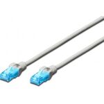 Патч-корд 2E CAT 5e, UTP, 0.50м, 26AWG, RJ45, 7/0.16, Cu, LSZH, сірий, фото  | SNABZHENIE.com.ua