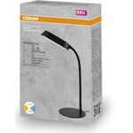 Лампа настільна OSRAM Panan DISK METAL 10W 3000К 4000К 6500К з димером, чорний, фото , изображение 3 | SNABZHENIE.com.ua