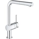 Змішувач для кухні Grohe Vento, довж.виливу - 295 мм, поворотний, 1 важіль, хром, фото  | SNABZHENIE.com.ua