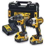 Набір з двох інструментів безщіткових DeWALT DCK268P2T, фото  | SNABZHENIE.com.ua