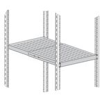 Полиця ZPAS 19", 1U, регульована, глибина 350-600 мм, 150кг максимально, чорна, фото , изображение 3 | SNABZHENIE.com.ua
