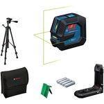 Нівелір лазерний Bosch Professional GLL 20-22 G 3.7В/4АА до 20м ±0.3мм/м зелений промінь чохол штатив IP 65 0.59кг, фото  | SNABZHENIE.com.ua