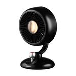 Вентилятор ARDESTO AviaFan FT-F3600BL настільний, 12см, акумулятор, підсвічування, USB-A Type-C, чорний, фото , изображение 2 | SNABZHENIE.com.ua