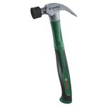 Молоток столярний Bosch, 450г, рукоятка скловолокно, цвяходер, з м‘яким бампером, фото , зображення 2 | SNABZHENIE.com.ua