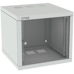 Шафа  ZPAS 19", 18U, Z-BOX, з змінними бічними стінками, 600х600 мм, максимально 100кг, сіра, фото  | SNABZHENIE.com.ua