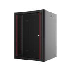 Шафа MIRSAN 19", 12U, WTN, 600x450 мм, максимально 100 кг, чорна, фото  | SNABZHENIE.com.ua