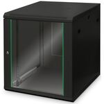 Шафа DIGITUS 19", 12U, Wall Mounting Dynamic Basic, 600x450 мм, 60кг максимально, чорна, фото  | SNABZHENIE.com.ua