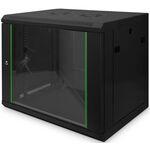 Шафа DIGITUS 19", 9U, Wall Mounting Dynamic Basic, 600x450 мм, 60кг максимально, чорна, фото  | SNABZHENIE.com.ua