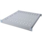 Полиця DIGITUS 19", 1U, регульована, 500мм, сіра, фото , зображення 2 | SNABZHENIE.com.ua