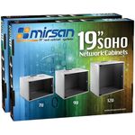 Шафа MIRSAN 19", 9U, SOHO, 535x300 мм, максимально 30 кг, чорна, фото , зображення 2 | SNABZHENIE.com.ua