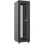 Шафа MIRSAN 19", 36U, GTN, перфоровані двері, 600x1000 мм, максимально 1000 кг, чорна, фото , зображення 2 | SNABZHENIE.com.ua