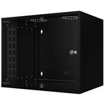 Шафа MIRSAN 19", 12U, SOHO, 535x600 мм, максимально 30 кг, чорна, фото  | SNABZHENIE.com.ua