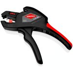 Знімач ізоляції KNIPEX, автоматичний, 0.2-6мм2 кусачки, регулювання довжини, 180мм, 0.151кг, фото , изображение 2 | SNABZHENIE.com.ua