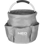 Сумка садова Neo Tools 28x28x27см, до 15кг, 6 кишень оксфорд190г/м2, сірий, фото  | SNABZHENIE.com.ua