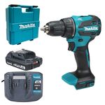Шурупокрут-дриль акумуляторний Makita DDF490WV 18В 1х2А·год 27·65Нм 0-500·0-1900об/хв кейс 1.4кг, фото , изображение 2 | SNABZHENIE.com.ua