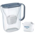 Фільтр-глечик Brita Style Essential MXPro 2.4л (1.4л очищеної води) з картриджем сіро-блакитний, фото  | SNABZHENIE.com.ua