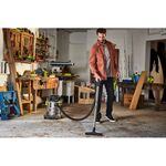 Пылесос аккумуляторный строительный RYOBI R18WDV-0 ONE+ (18л), фото , зображення 3 | SNABZHENIE.com.ua