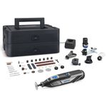Шліфмашина шліфувально-гравірувальна Dremel 88240 5/65 Platinum+ 12В 2х2А·год 5000-35000об/хв 65 насадок ЗП кейс 0.66кг, фото  | SNABZHENIE.com.ua