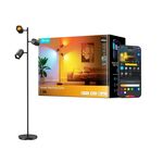 Торшер розумний Govee H60B2 Tree Floor Lamp, 1500Lm, RGBWWIC, WI-FI/Bluetooth, чорний, фото , зображення 2 | SNABZHENIE.com.ua