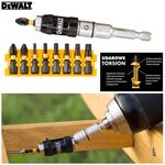 Набір біт DeWALT IMPACT TORSION, ударні, Torx, Philips, Pozidriv, L = 25 мм - Ph2, Pz2, Т10, Т15, Т20, T25, Т30, шарнірний тримач насадок, 10 шт (DT70578T), фото , зображення 3 | SNABZHENIE.com.ua