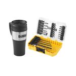 Набір біт і свердл DeWALT Phillips, Pozidriv, Torx, L = 25, 50 мм, 25 шт, термокружка, кейс ToughCase (DT70707), фото  | SNABZHENIE.com.ua